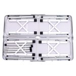 Комплект туристичний стіл + 2 лавки складні меблі Сірий Lugi JY-9060G - Зображення 10