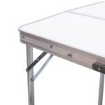 Комплект туристичний стіл + 2 лавки складні меблі Білий Lugi JY-9060W - Зображення 11