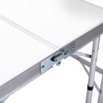 Комплект туристичний стіл + 2 лавки складні меблі Білий Lugi JY-9060W - Зображення 12