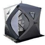 Намет зимовий утеплений "куб" 210х210х210 для рибалки туризму кемпінгу та подорожей Сірий LU-BD18G