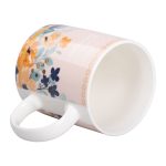 Чашка порцелянова з квітковим принтом 400 (мл) для чаю та кави RX-N240139CR - Зображення 2