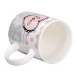 Чашка порцелянова 400 (мл) чашка для кави та чаю з написом та серцем Lugi RX-N240143GKV - Зображення 3