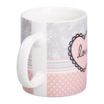 Чашка порцелянова з малюнком 400 (мл) для кави та чаю RX-N240143PK - Зображення 2