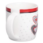 Чашка порцелянова 400 (мл) із сердечками для чаю та кави Lugi RX-N240147W - Зображення 2