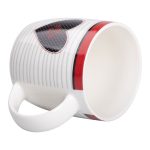 Чашка порцелянова 400 (мл) для чаю та кави з серцем Lugi RX-N240147WB - Зображення 3