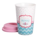 Стакан порцелянаовий 420 мл з силіконовою кришкою I love my mommy RX-N240288LM - Зображення 2