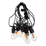 Ретро гірлянда вулична 10 LED лампочок 5 метрів S141 - Зображення 2