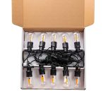 Ретро гірлянда вулична 10 LED лампочок 5 метрів S141 - Зображення 4