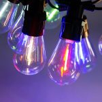 Гірлянда вулична у стилі ретро світлодіодна мультиколор S14 на 10 LED ламп завдовжки 5 метрів S14ML - Зображення 7