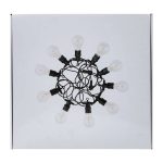 Гірлянда вулична у стилі ретро світлодіодна мультиколор S14 на 10 LED ламп завдовжки 5 метрів S14ML - Зображення 10