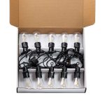 Гірлянда вулична у стилі ретро світлодіодна жовта S14 на 10 LED ламп завдовжки 5 метрів S14Y - Зображення 10