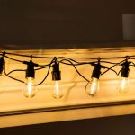 Гірлянда вулична у стилі ретро світлодіодна жовта S14 на 10 LED ламп завдовжки 5 метрів S14Y - Зображення 7