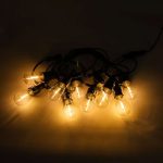 Гірлянда вулична у стилі ретро світлодіодна жовта S14 на 10 LED ламп завдовжки 5 метрів S14Y - Зображення 8