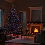 Новорічна гірлянда вулична 100 м 1000 LED з сонячною батареєю чорний провід Мультиколір SB1000L100MBML - Зображення 2