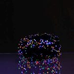 Новорічна гірлянда вулична 30 м 300 LED з сонячною батареєю чорний провід Мультиколір SB300L30MBML - Зображення 2