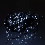 Новорічна гірлянда вулична 30 м 300 LED з сонячною батареєю чорний провід Білий SB300L30MBW - Зображення 3