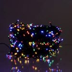 Новорічна гірлянда вулична 50 м 500 LED з сонячною батареєю чорний провід Мультиколір SB500L50MBML - Зображення 2