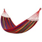 Гамак туристичний підвісний тканинний 174х80 см з планкою Червоний SJ-0010-2R