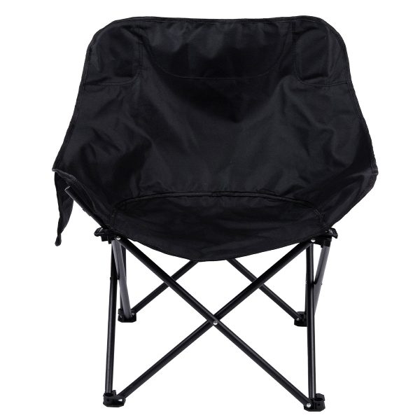 Крісло розкладне туристичне 47х58х70 см з кишенею Чорне SJ-0056-1