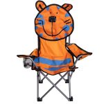 Крісло туристичне для дитини 34х58х65 см з підстаканником Помаранчевий SJ-0065O