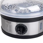 Пароварка електрична трирівнева 650 Вт 11 л з таймером і захистом від перегріву Sokany SK-07018 - Зображення 7