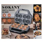 Вафельниця Sokany для круглих вафель 850 Вт SK-08085 - Зображення 9
