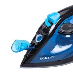Ручна парова праска 1600 Вт із керамічним покриттям для одягу Синій Sokany SK-11005 - Зображення 8