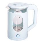 Електрочайник побутовий 2,3 л Sokany дисковий з автовимкненням SK-SH-1071BL - Зображення 2