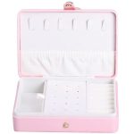 Скринька для прикрас з еко шкіри 16×11×4.7 см органайзер для ювелірних виробів HP-5-30P