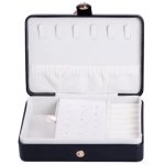 Скринька для прикрас з еко шкіри 16×11×4.7 см органайзер для ювелірних виробів HP-5-30B