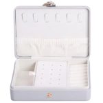 Скринька для прикрас з еко шкіри 16×11×4.7 см органайзер для ювелірних виробів HP-5-30G