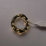 Гірлянда роса 10 метрів USB на 100 led світлодіодів крапля на зеленому дроті USB100L10MGY - Зображення 8