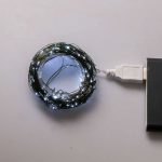 Гірлянда роса 10 метрів USB на 100 led світлодіодів крапля на білому дроті біла USB100L10MWW - Зображення 7