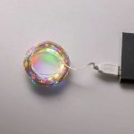 Гірлянда роса 20 метрів USB на 200 led світлодіодів крапля 20 метрів білий дріт мультиколор USB200L20MWML - Зображення 7