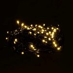 Новорічна гірлянда кімнатна нитка 10 м 120 LED чорний провід Жовтий W120LED10MBY - Зображення 2
