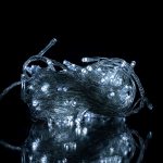 Новорічна гірлянда кімнатна нитка 10 м 120 LED білий провід Білий W120LED10MWW - Зображення 2