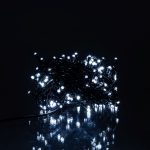 Новорічна гірлянда кімнатна нитка 14 м 160 LED кімнатна гірлянда чорний провід Біле світло W160LED16MBW - Зображення 2