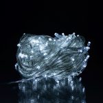 Новорічна гірлянда кімнатна нитка 14 м 160 LED кімнатна гірлянда білий провід Біле світло W160LED16MWW - Зображення 2