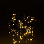 Новорічна гірлянда кімнатна нитка 18 м 180 LED кімнатна гірлянда чорний провід Жовте світло W180LED18MBY - Зображення 2