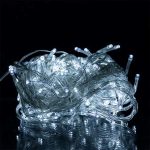 Новорічна гірлянда кімнатна нитка 18 м 180 LED білий провід Білий W180LED18MWW - Зображення 2