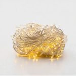 Новорічна гірлянда кімнатна нитка 22 м 220 LED білий провід Жовтий W220LED22MWY - Зображення 2