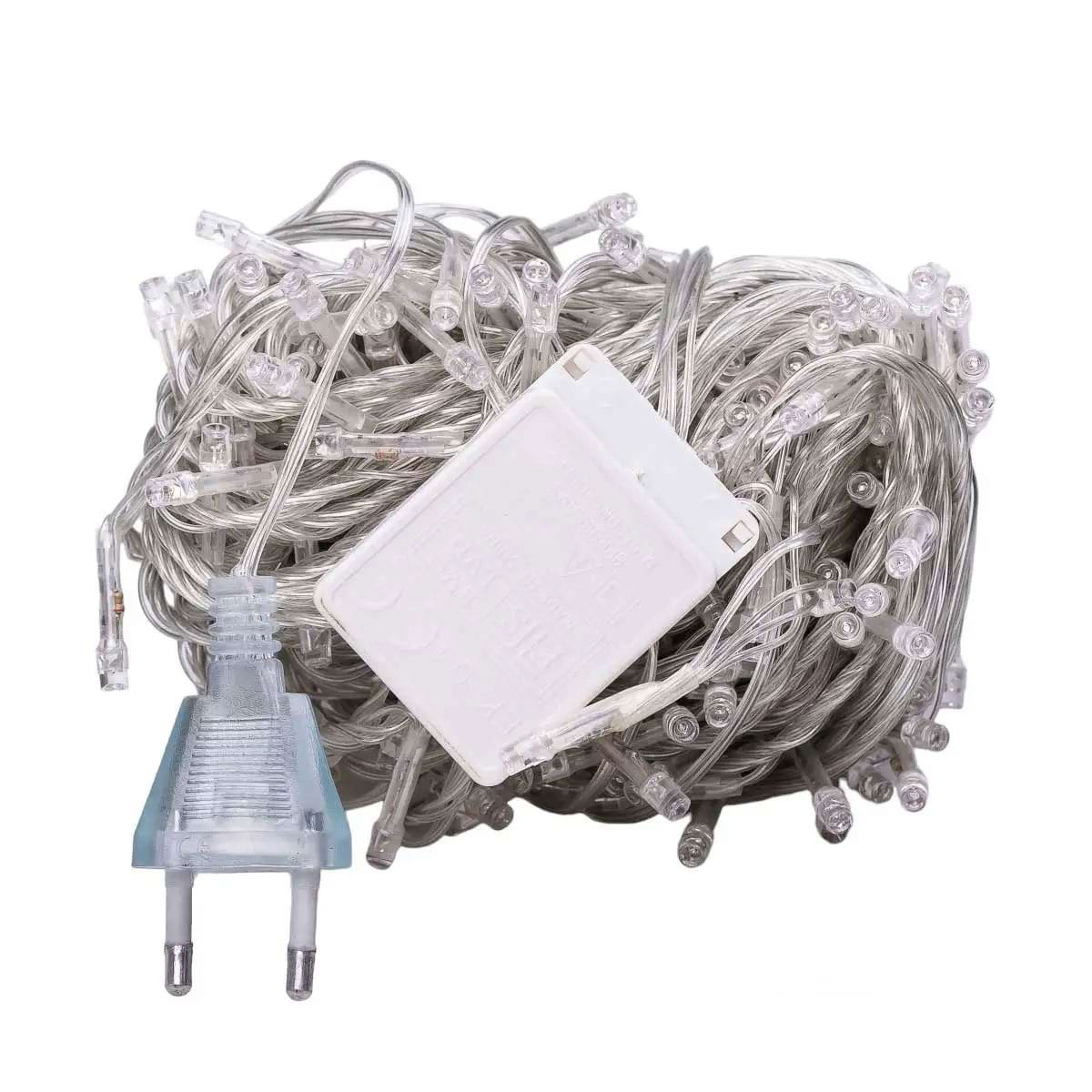 W400LEDML-1 Гірлянда штора 3х2 м 144 LED світлодіодна мідний провід 16 ниток ZWM2320LEDML - Зображення 1