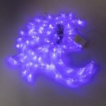 Електрична гірлянда Зірка штора 3 метри на вікно для фотозон синя WYF11BL - Зображення 7