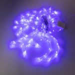 Електрична гірлянда Зірка штора 3 метри на вікно для фотозон синя WYF11BL - Зображення 6