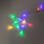 Електрична гірлянда Зірка штора 3 метри на вікно для фотозон мультиколор WYF11ML - Зображення 7