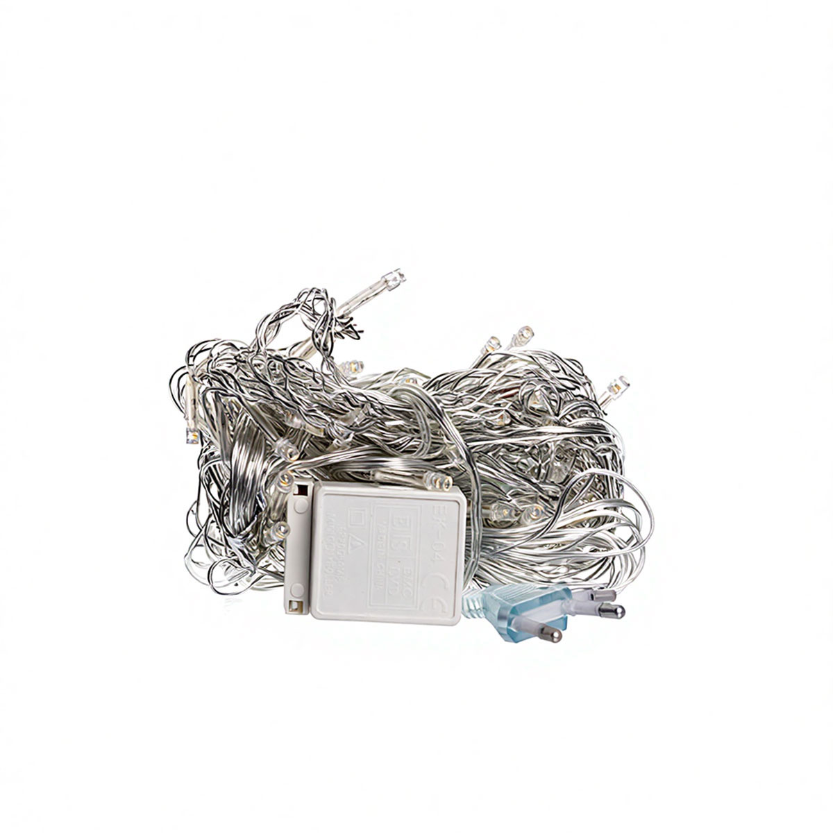 ZWM1564LED-1 Новорічна гірлянда штора 1,5х1,5 м 64 LED білий провід Білий ZWM1564LEDW - Зображення 1