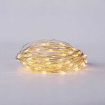 Новорічна гірлянда штора 2х2 м 80 LED кімнатна білий провід Жовтий ZWM2280LEDY - Зображення 2