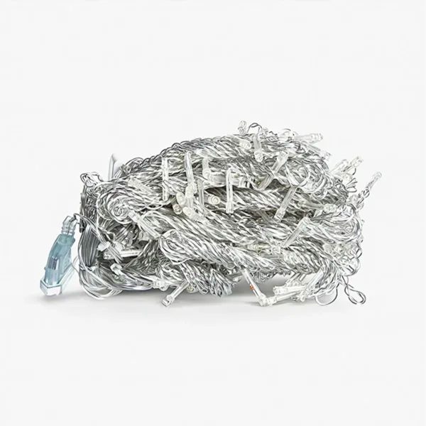 Новорічна гірлянда штора 3х3 м 192 LED кімнатна білий провід Білий ZWM33192LEDW