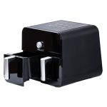 Аерогриль-фритюрниця SOKANY на 10 літрів, два відділення 2400 Вт чорна SK10008