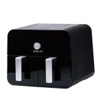 Аерогриль-фритюрниця SOKANY на 10 літрів, два відділення 2400 Вт чорна SK10008 - Зображення 4